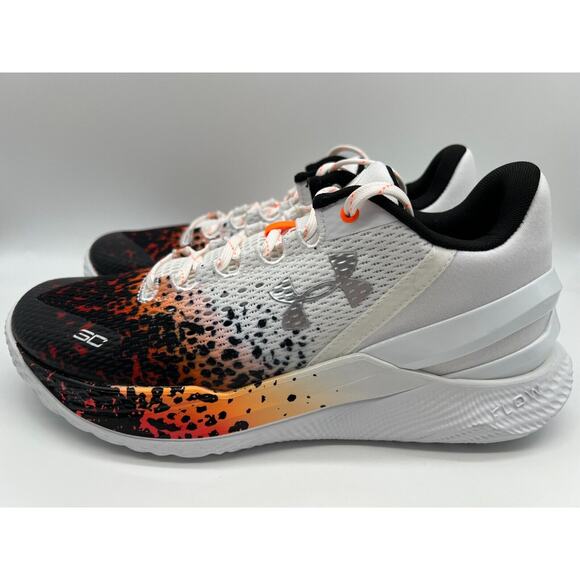 Under Armour Curry 2 Low FloTro NM Retro Chef Curry 3026277 100 Men's Size 9 - Picture 2 of 12